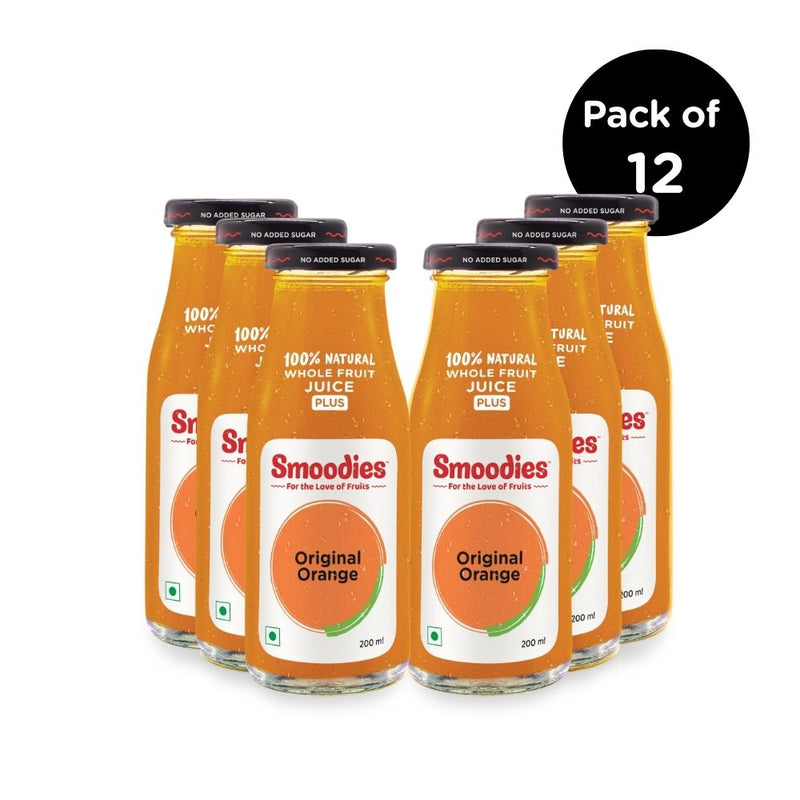 Smoodies Original Orange Juice (200 ml)- Combo Packs