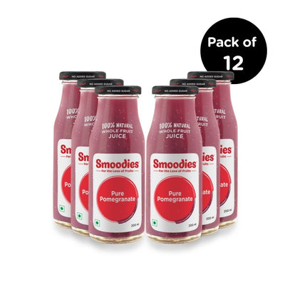 Smoodies Pure Pomegranate Juice (200 ml)- Combo Packs