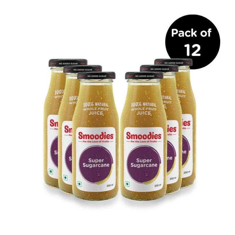 Smoodies Sugarcane with Ginger (200 ml) - Pack of 12