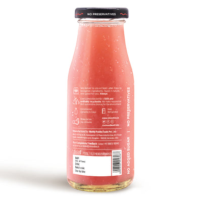 200ml Smoodies Litchi & Aloe Vera Juice chilled bottle that says 100% natural all fruit juice